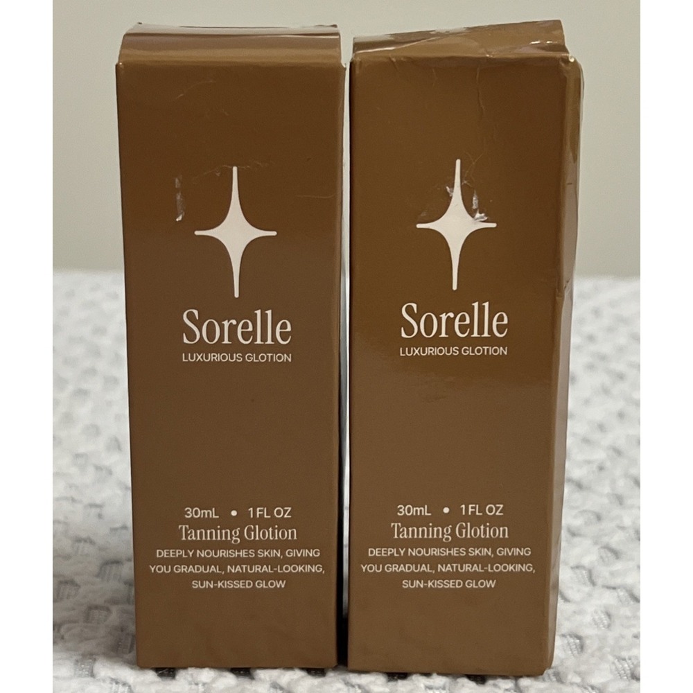 Sorelle Luxurious Hydrating Gradual Tan Tanning Lotion 30mL Full Body Set Of 2